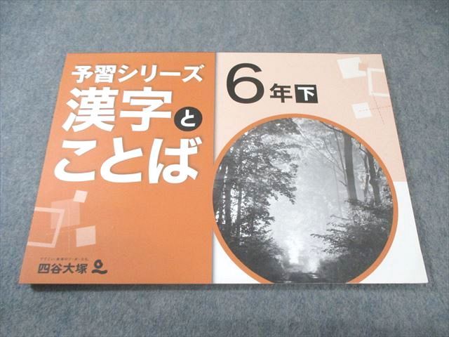 四谷大塚 小6 予習シリーズ 漢字とことば 下 140628-8 状態良品