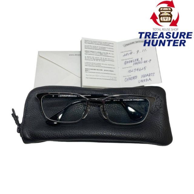 大阪梅田購入インボイス付き】クロムハーツ アイウェア GROWLER I  