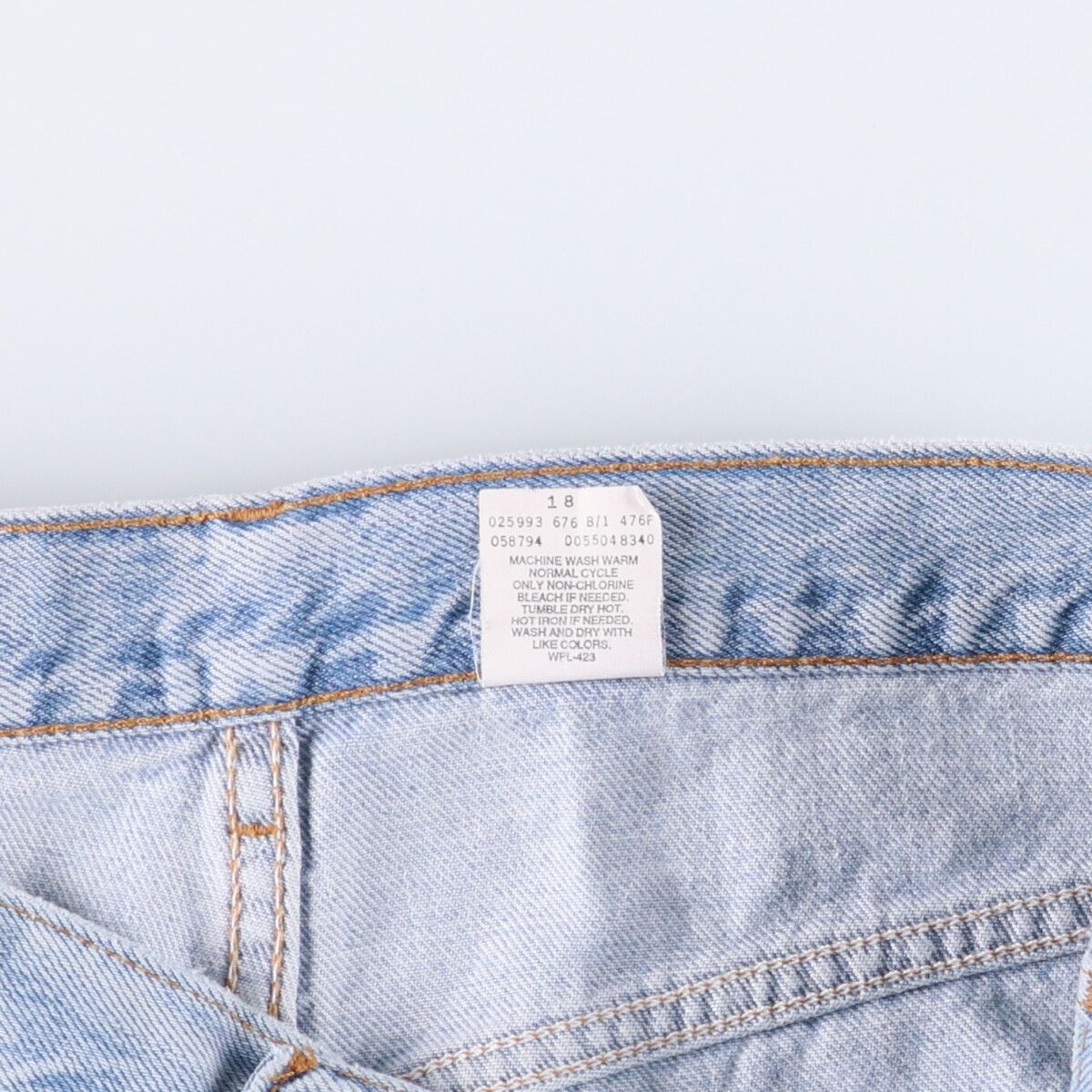 FIT テーパードデニムパンツ