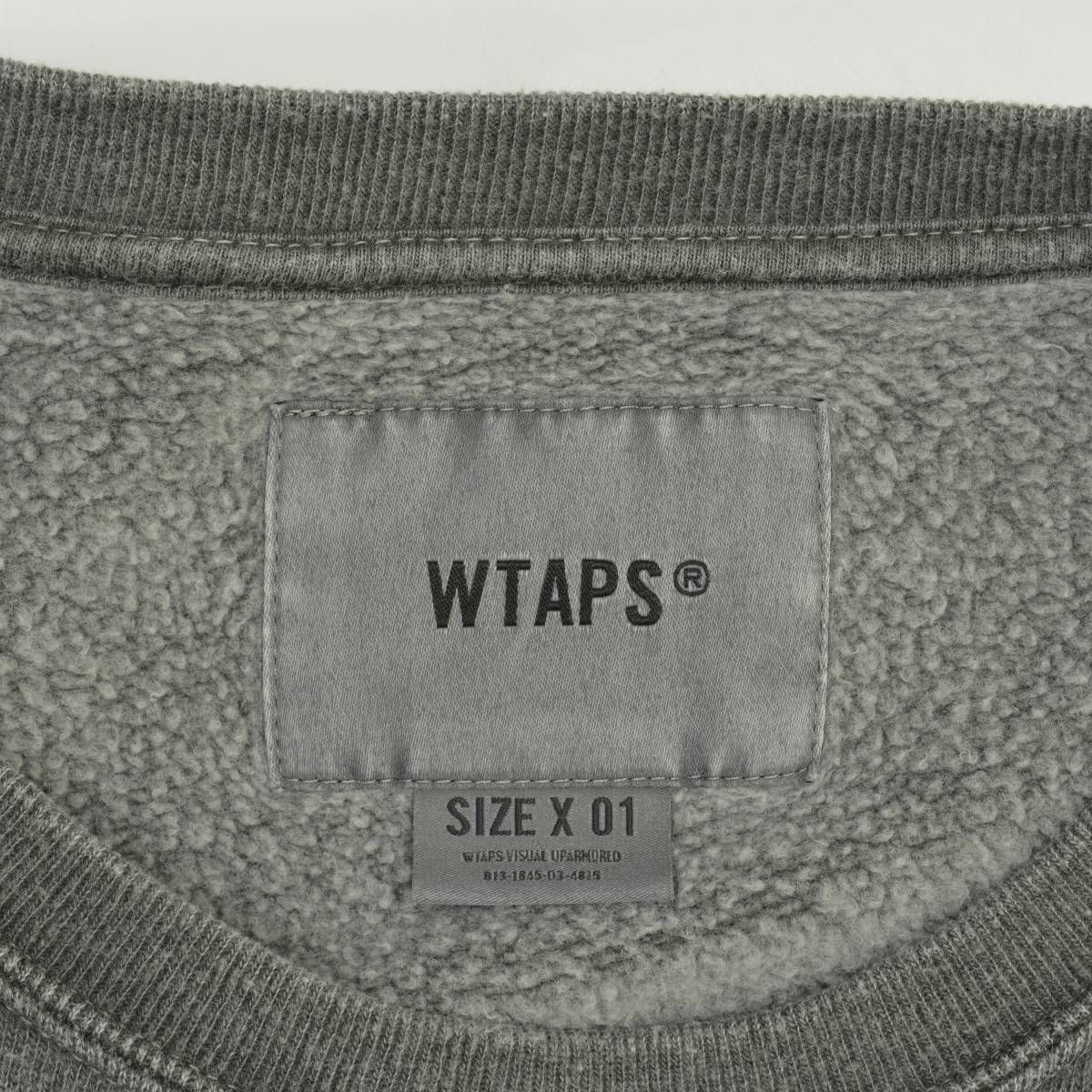 WTAPS】24AW 242ATDT-CSM16 SIGN 01 / SWEATER / CTPL長袖スウェット  