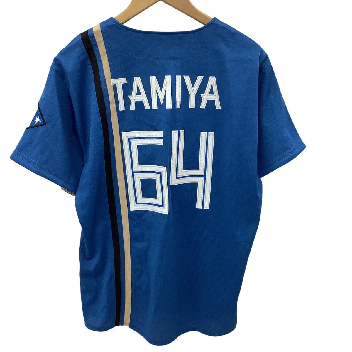 FIGTERS 日本ハムファイターズ 田宮裕涼 ♯64 公式ユニフォーム SIZE S ブルー FIGTERS 日本ハムファイターズ 田宮裕涼 ♯64 公式ユニフォーム