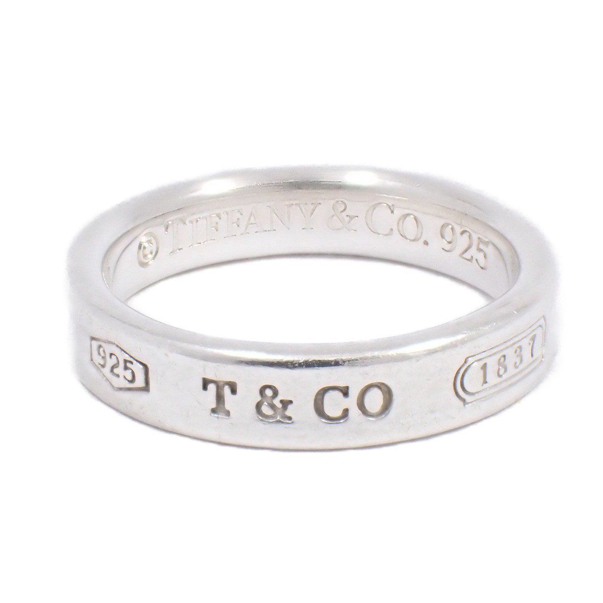 新品同様 TIFFANY&CO. ティファニー ナローリング 1837 9号 TIFFANY&Co. リング レディース ティファニー プレゼント