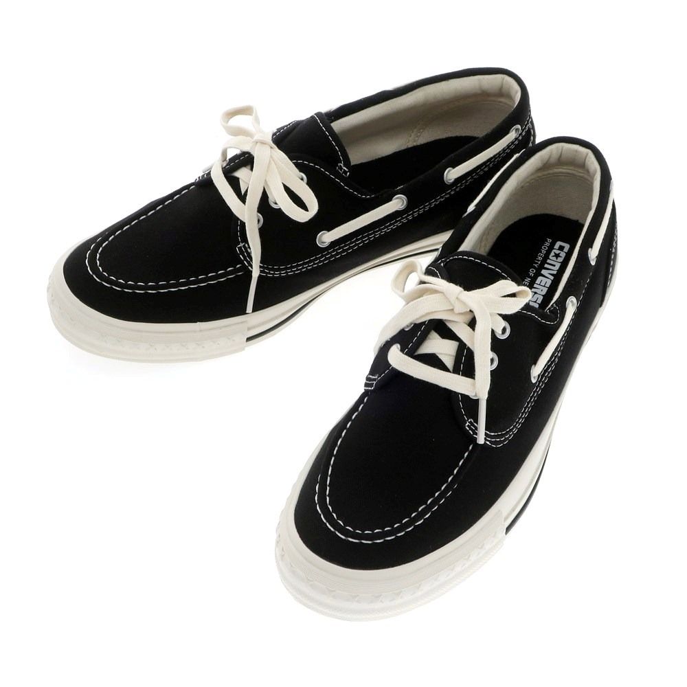 【中古】【未使用】ネクサスセブン NEXUSVII × CONVERSE キャンバス スニーカー ブラック【サイズ9】【メンズ】