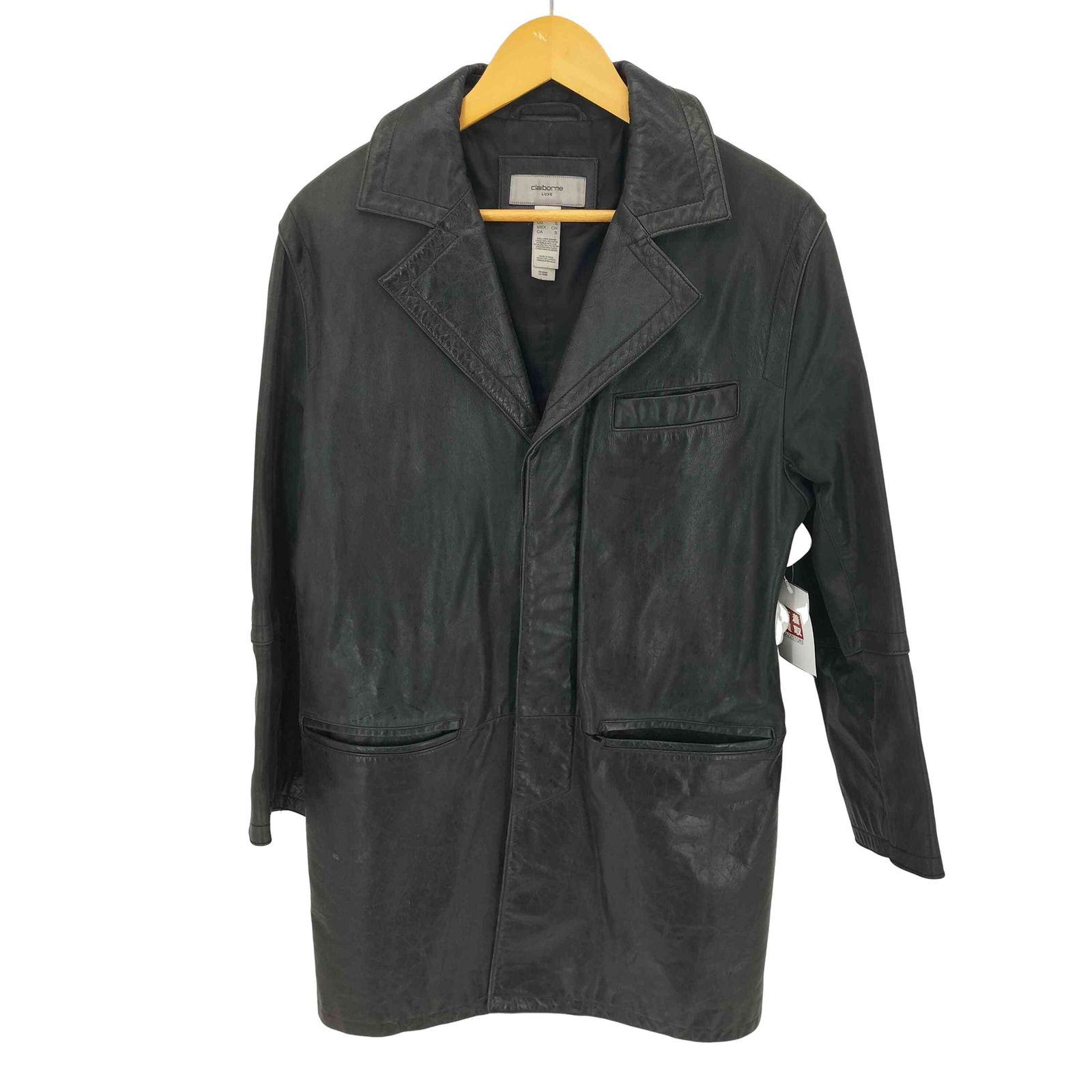 クレイボーン Claiborne 本革 レザージャケット メンズ import：S