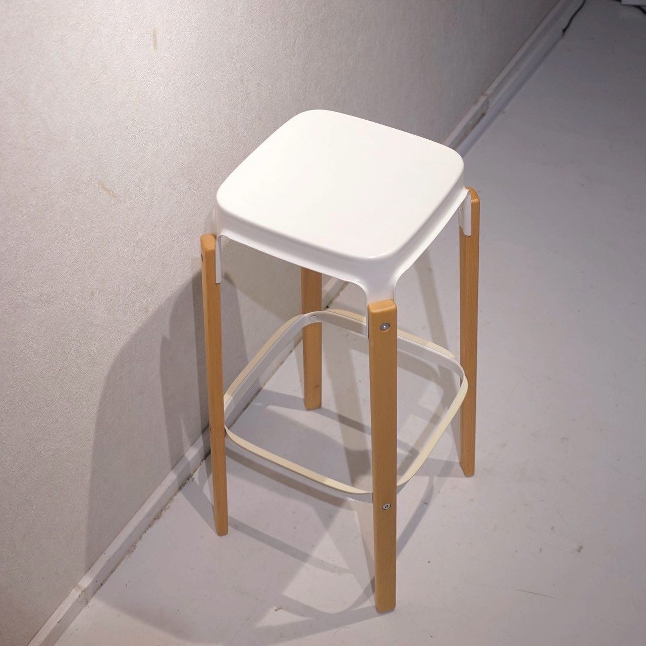 ■マジス■スティールウッド　スツール　2脚セット　ホワイト　カウンターチェア MAGIS マジス STEELWOOD STOOL スチールウッド ハイスツール 2脚セット