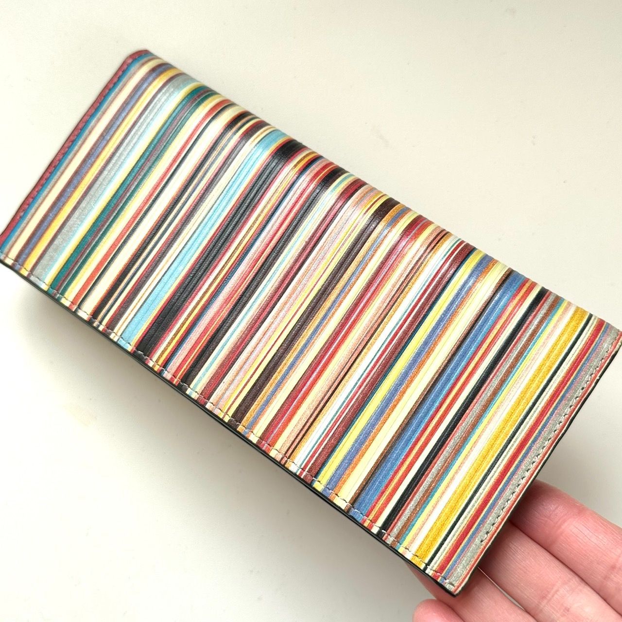 ポールスミス Paul Smith 長財布 マルチストライプ 美品 レア