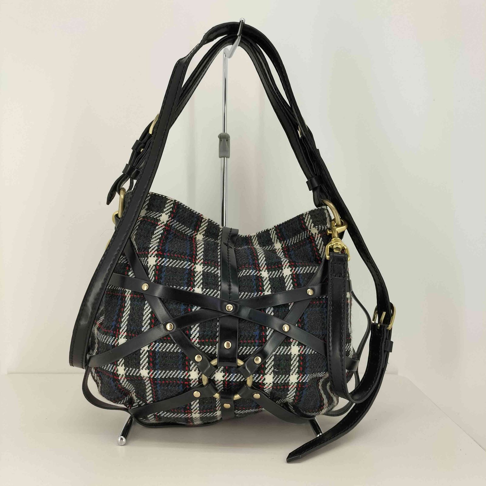 ディーゼル DIESEL チェック柄 2WAY トート ショルダーバッグ ディーゼル DIESEL チェック柄 2WAY トート ショルダーバッグ