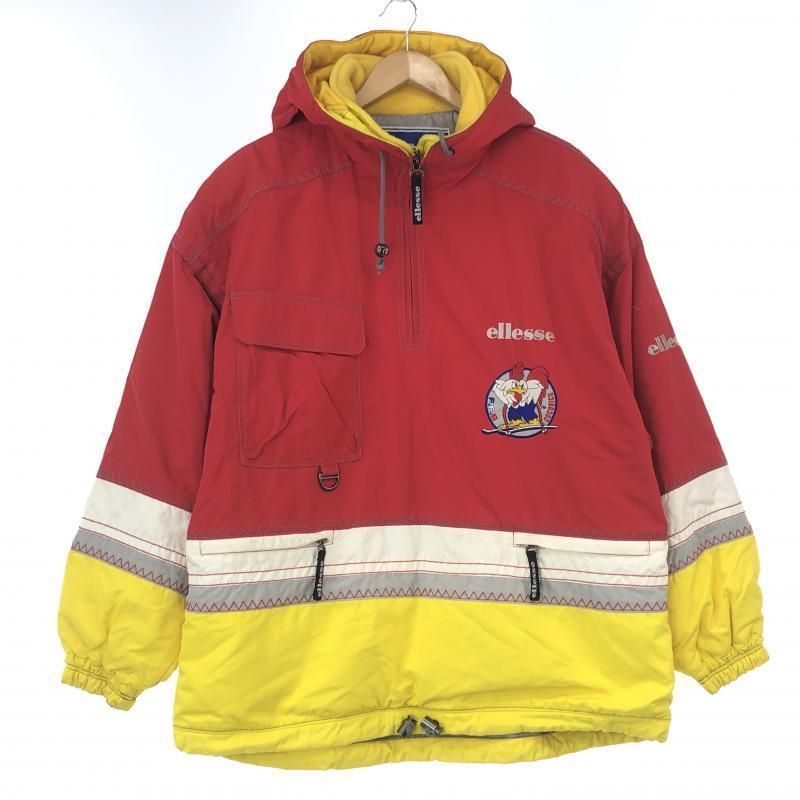 【中古】ellesse ハーフジップジャケット マルチカラー エレッセ[10]