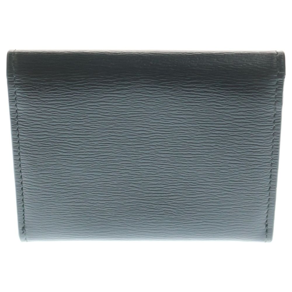 Dior HOMME ディオールオム BEEモチーフ 二つ折りカードケース レザー ブラック