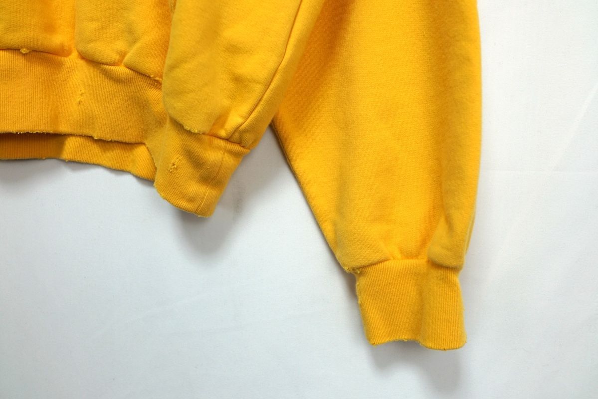BALENCIAGA バレンシアガ ダメージ加工 ロゴプリント コットン