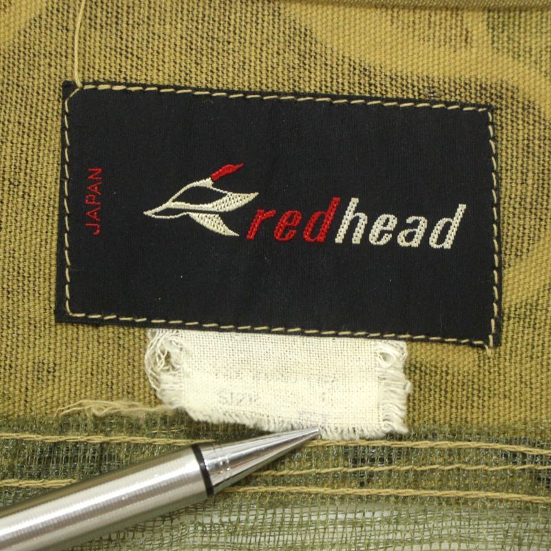 70s vintage REDHEAD ハンティングカモ ハンティングベスト メンズ RED