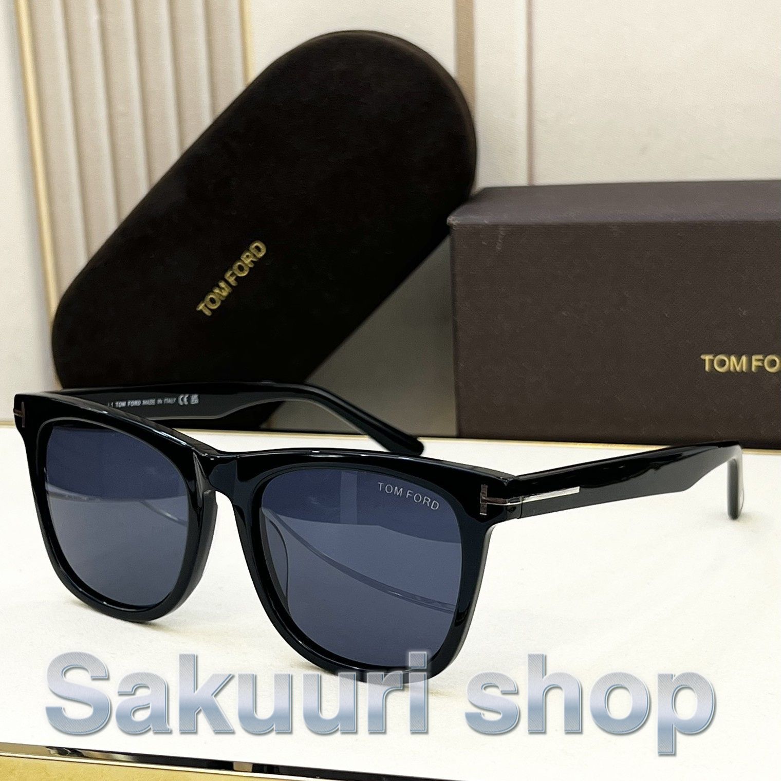 トムフォード TOM FORD ブルーサングラス TF1099 メンズ&レディース ウェリントン型 ロゴ Tロゴ 眼鏡 メガネ アイウェア - メルカリ