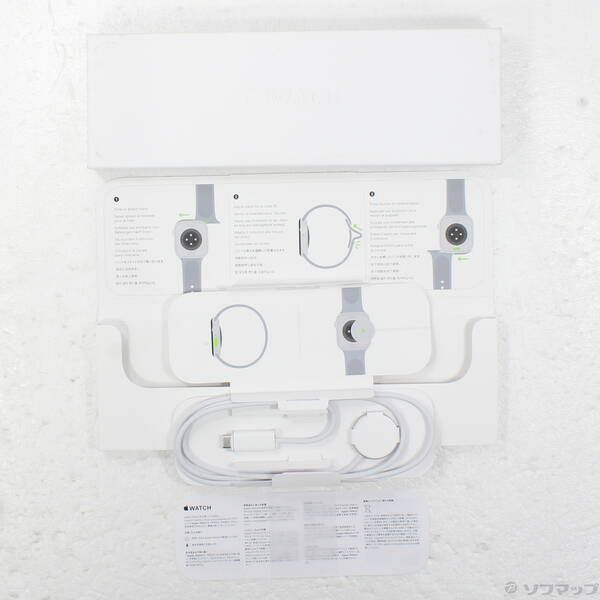 シルバーアルミニウムケース デニムスポーツバンド