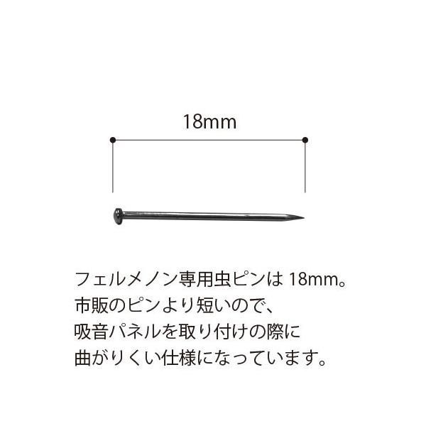 虫ピン 短い 長さ 18mm サイズ 細い 曲がりにくい 賃貸 マンション 画鋲 画びょう 押しピン