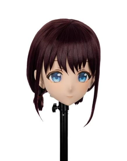 全頭マスク カツラ付き NO.666 マスク ドール ヘッドロリータ人形 コスプレ 仮装 変装 着ぐるみ コスチューム kigurumi