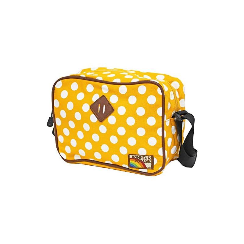 [モメンタムキッズ] ショルダーバッグ キッズ ドット イエロー 1