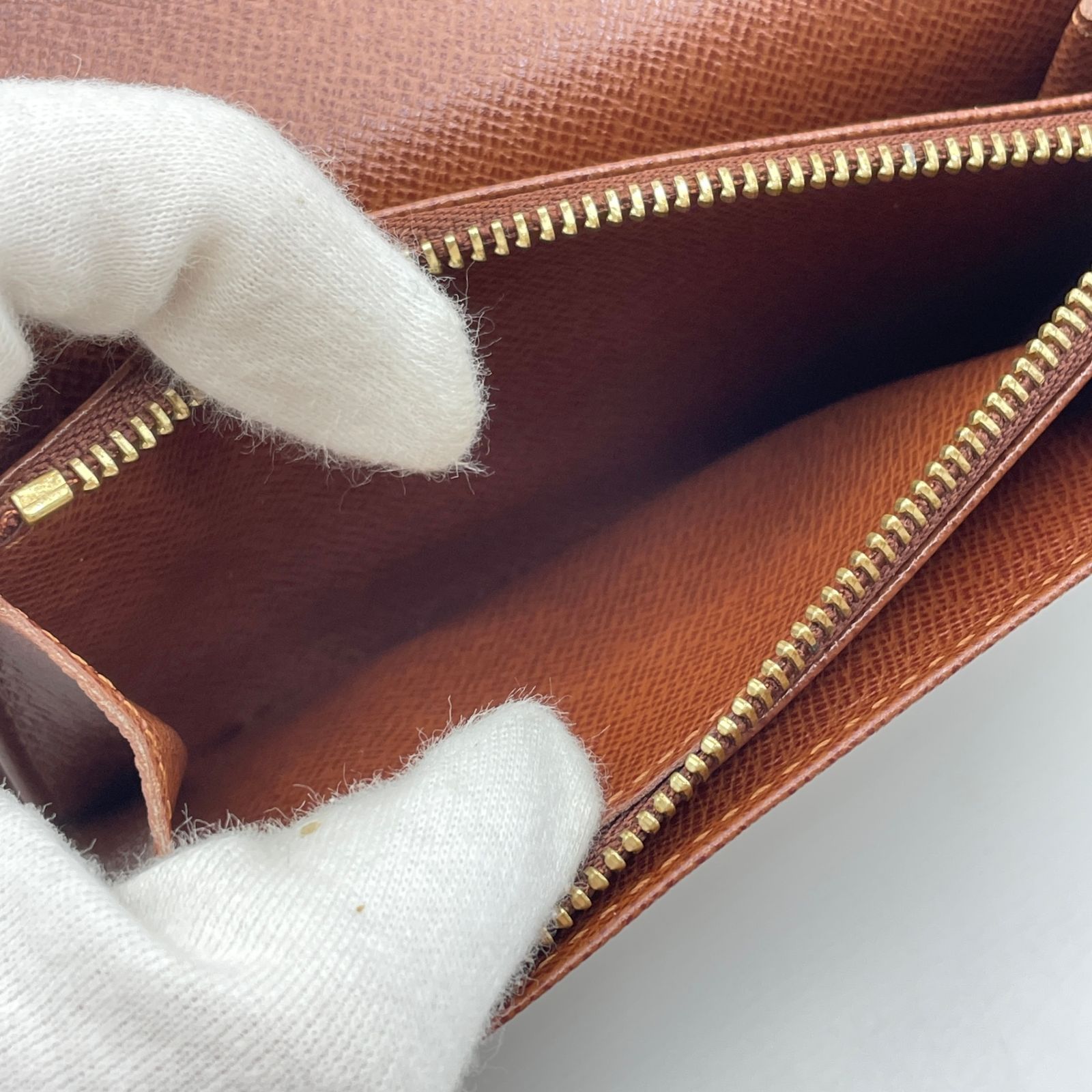 Louis Vuitton ルイヴィトン ポルトモネジップ M61735 モノグラム 二  