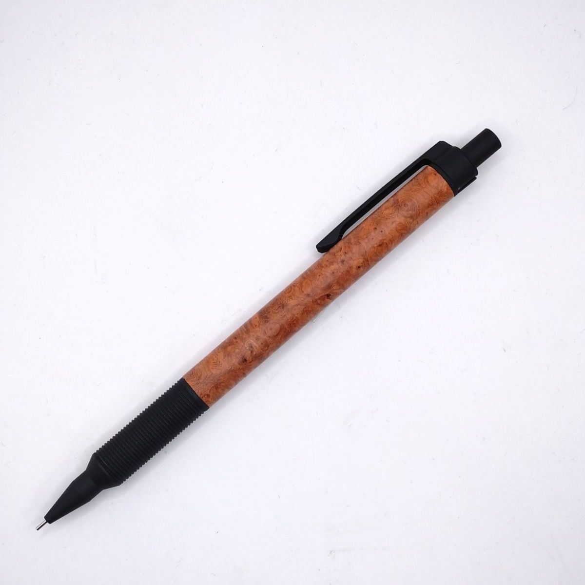 Luddite ラダイト シャープペンシル EVER DRAW Wood Model 銘木モデル 0.5mm Mブラック 花梨瘤