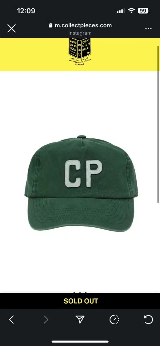 コレクトピーシーズ 5 パネル キャップ