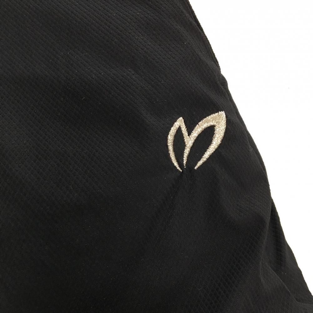 デート マスターバニー 中綿スカート 黒 裾ロゴ白 レディース 0 S ゴルフウェア MASTER BUNNY EDITION