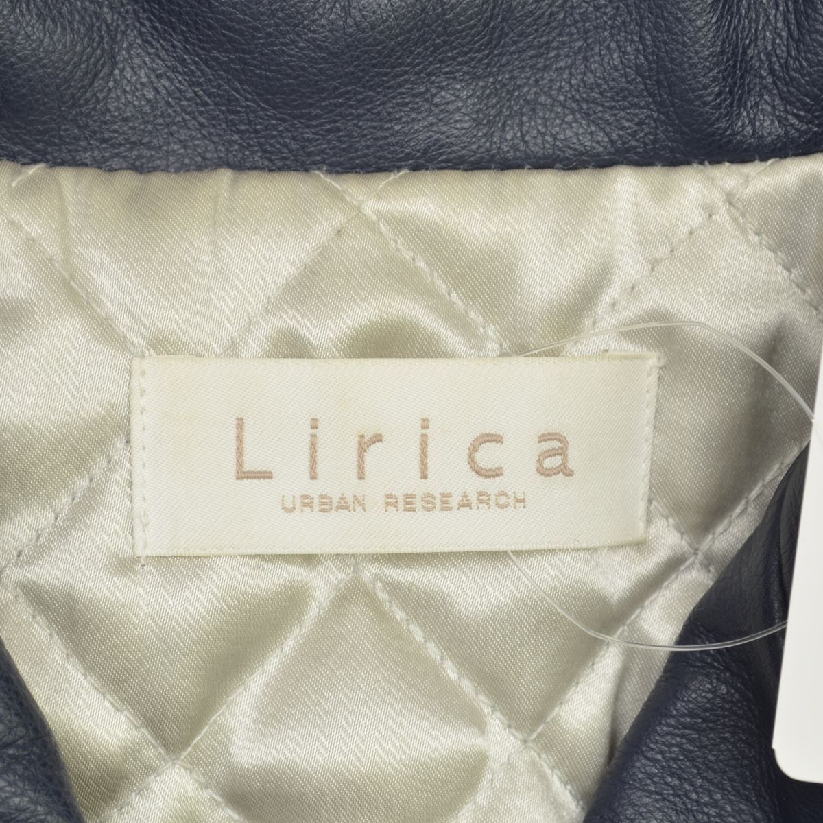 URBANRESEARCHLirica】カーフスキンダブルライダースジャケット