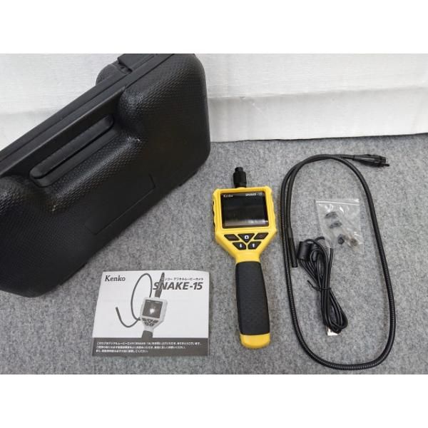 ♥品 ケンコー デジタルムービーカメラ SNAKE-15 LEDライト付き防水スネイクカメラ