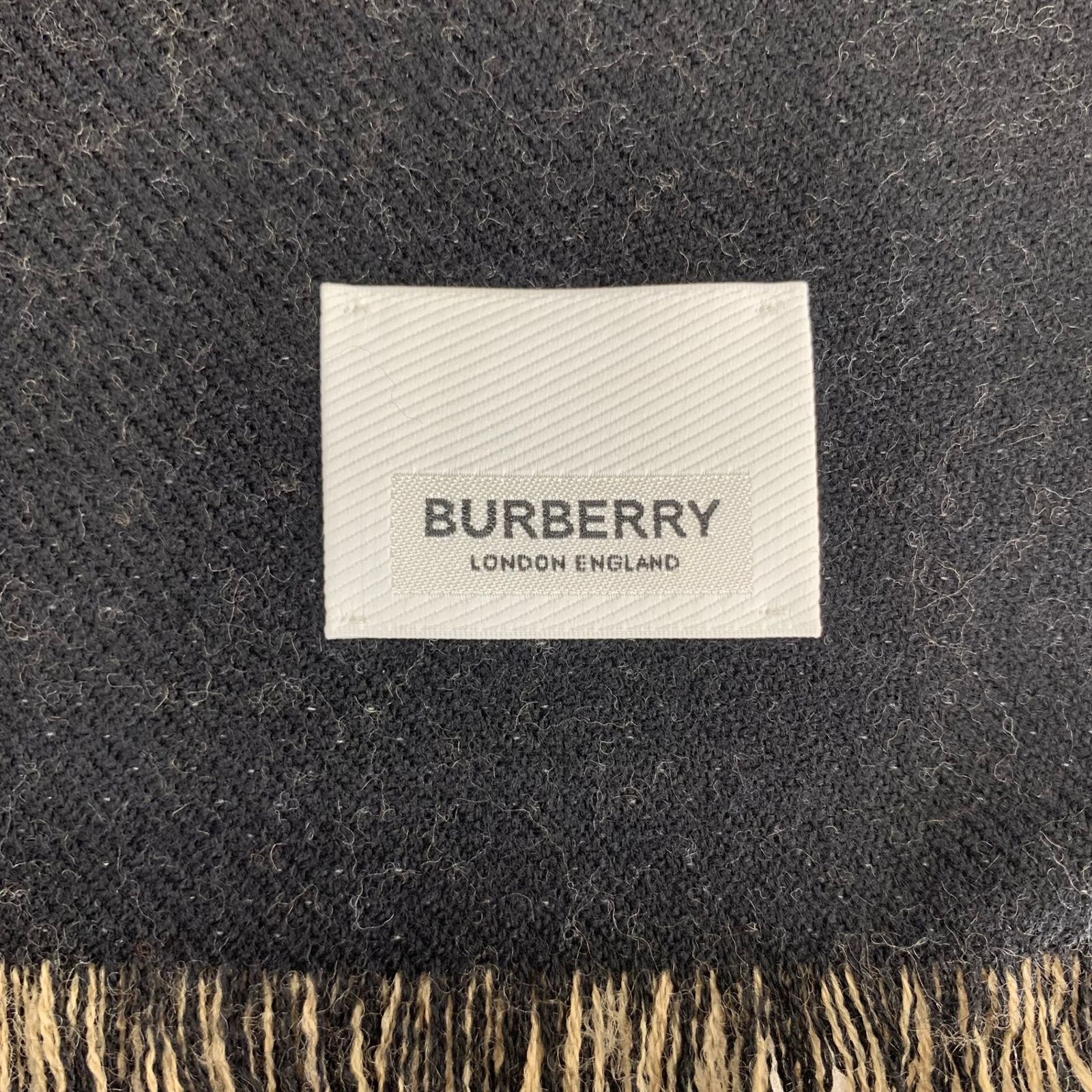 BURBERRY バーバリー ストール ウール ロゴマフラー 8057147 BURBERRY バーバリー ストール ウール ロゴマフラー 8057147