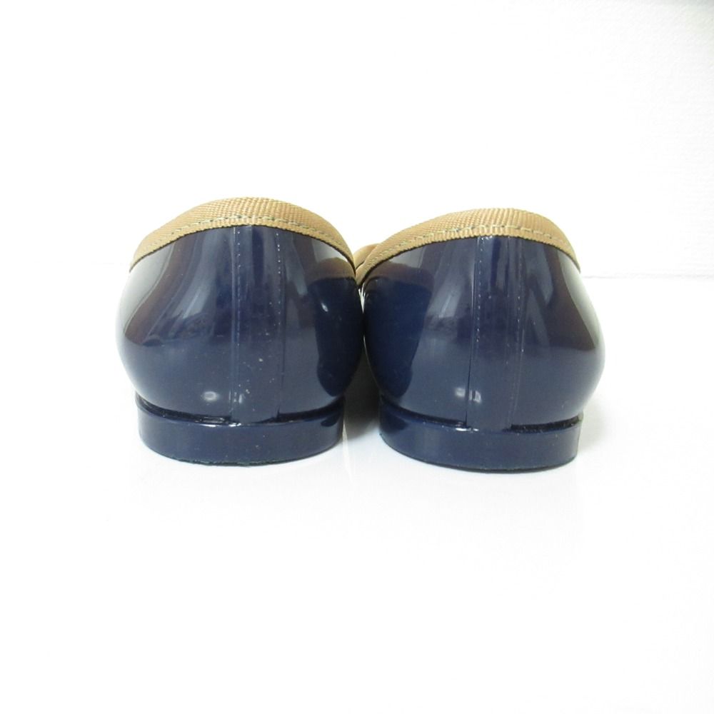 【美品】　repetto 36.5 バレエシューズ　ネイビー　青　レペット REPETTO Cendrillon gomme Ballerinas レペット サドリヨン