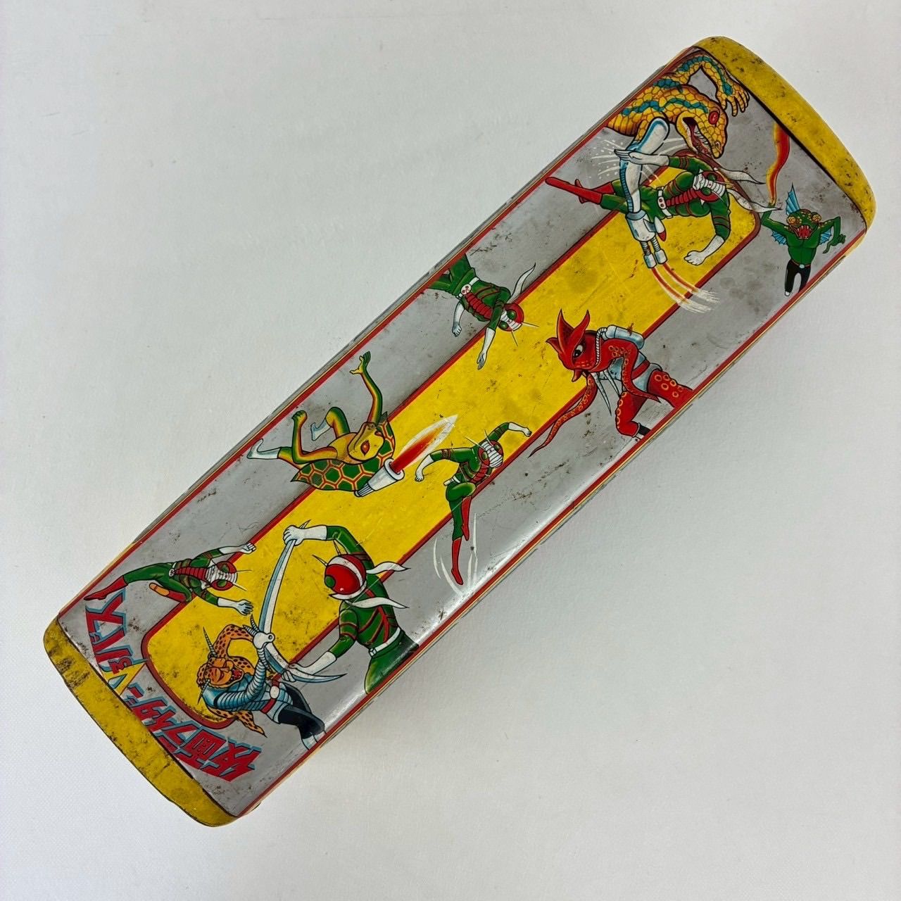 極希少】マスダヤ 仮面ライダーV3 バス ブリキ レトロ玩具