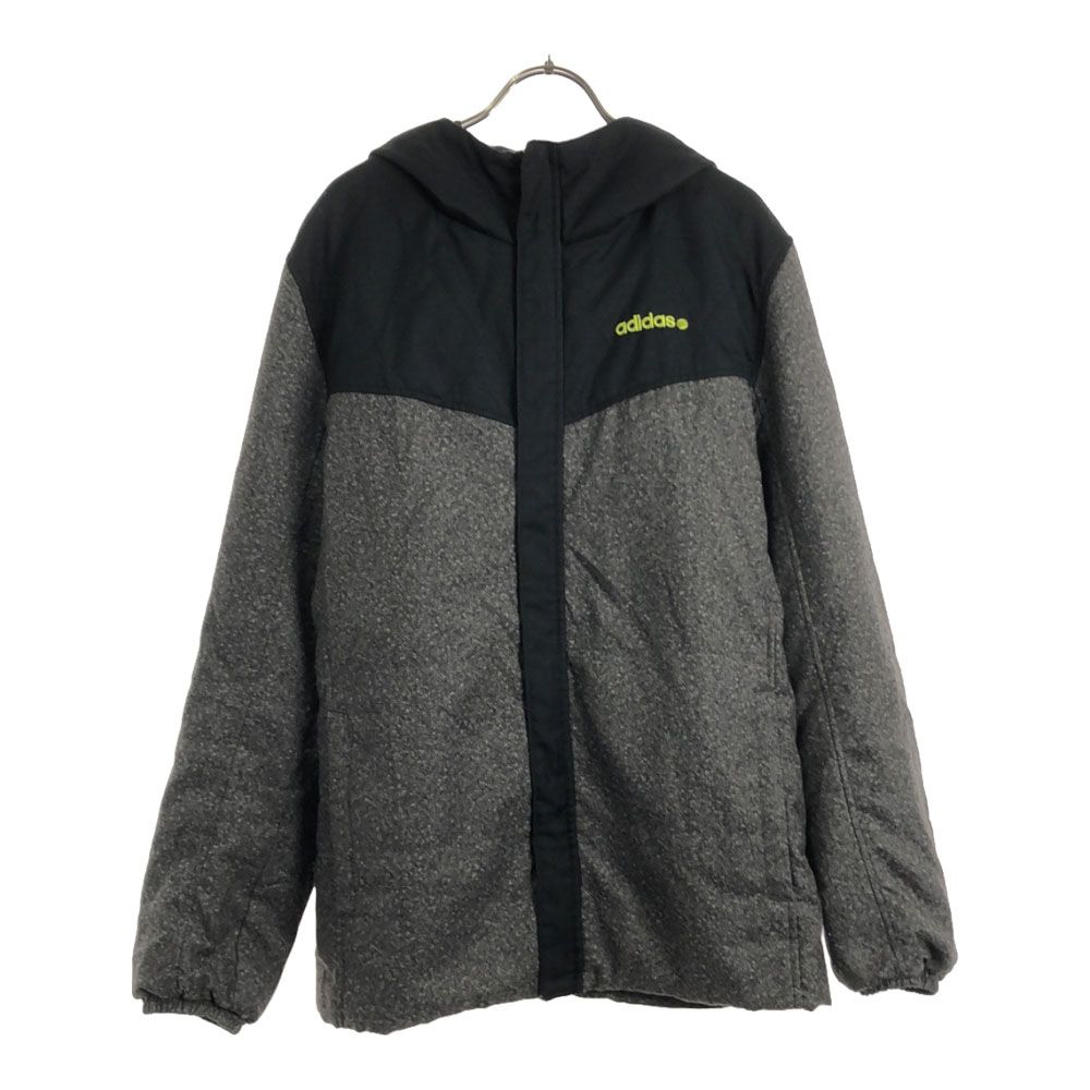 アディダス ネオ ロゴ刺繍 中綿ジャケット O ブラック系 adidas NEO メンズ