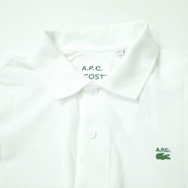 A.P.C. x LACOSTE アーペーセー ラコステ 22SS 別注 POLO HOMME 鹿の子