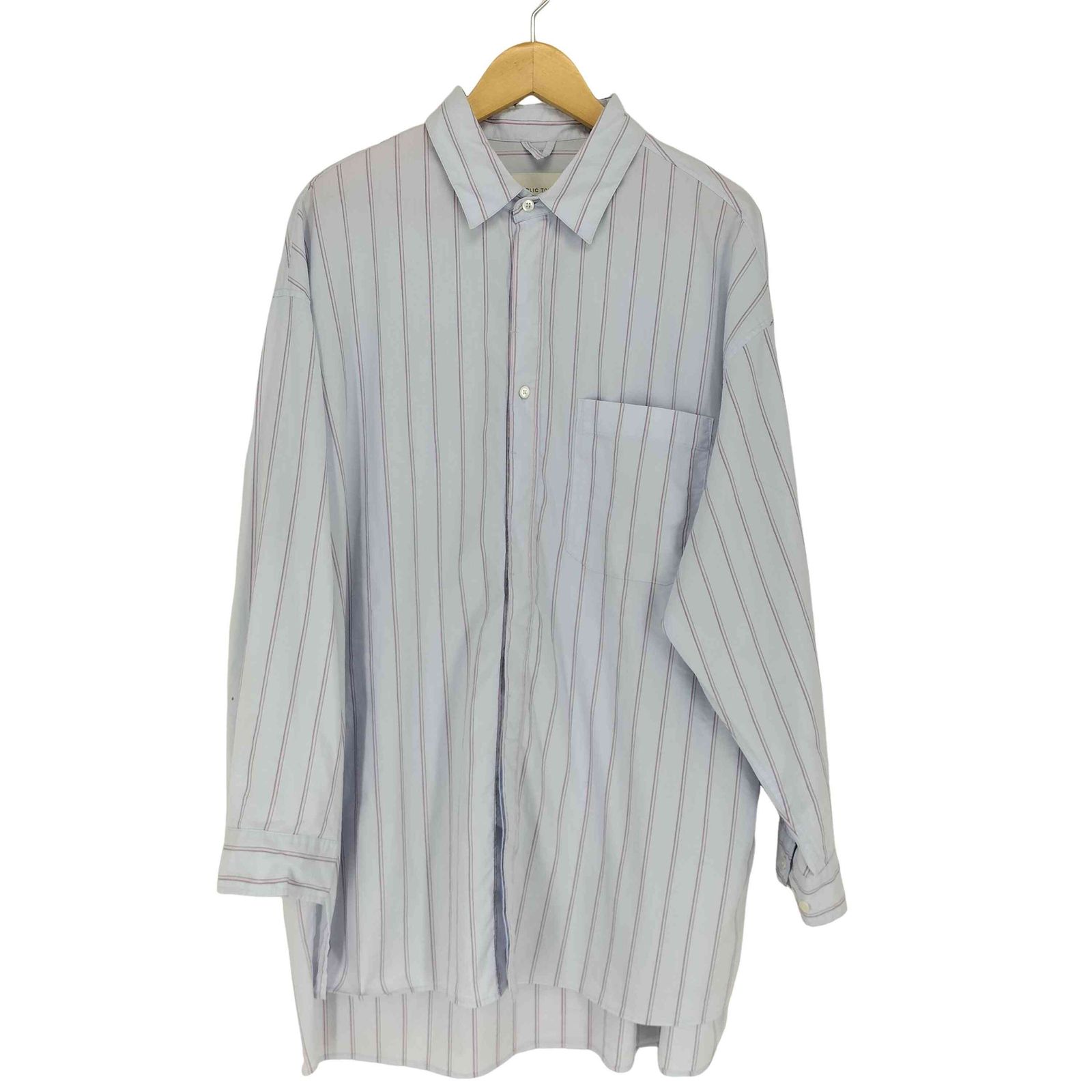 パブリックトウキョウ PUBLIC TOKYO オーバーサイズストライプL/S シャツ メンズ JPN：2 