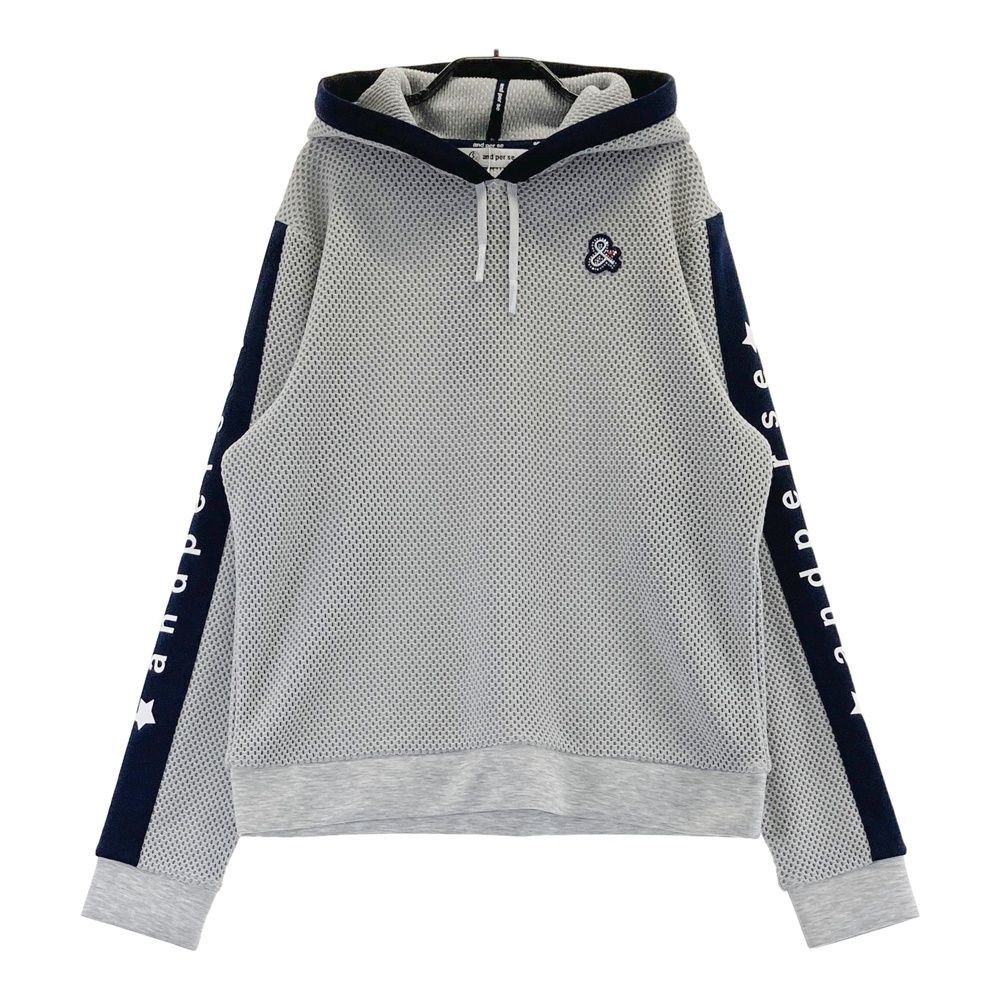 サイズ LL AND PER SE アンパスィ モデル 長袖パーカー グレー系 240101541738 ゴルフウェア レディース ストスト