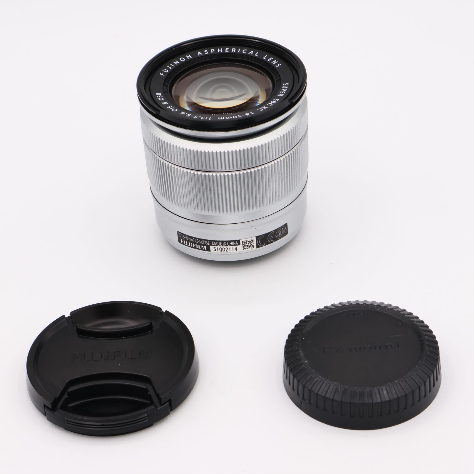 富士フイルム XC 16-50mm F3.5-5.6 ズームカメラレンズシルバー 【公式