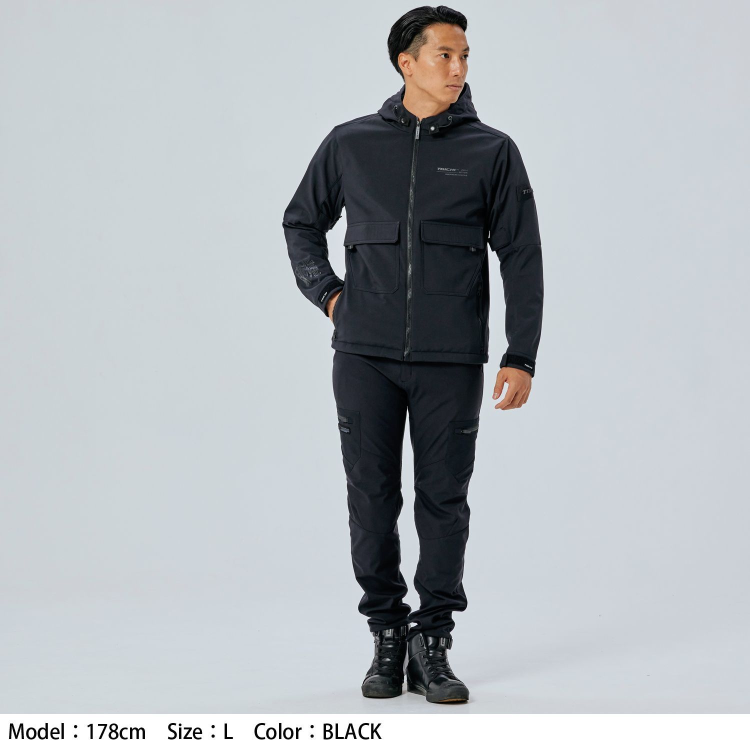 ソフトシェル フーディ オンライン ブラック 3XLサイズ RSJ732