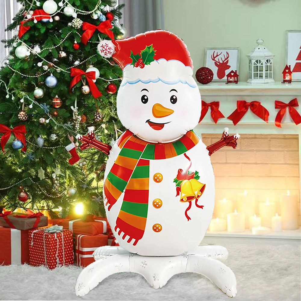 クリスマス スタンド パーティー 装飾 雪だるま ホイルバルーン
