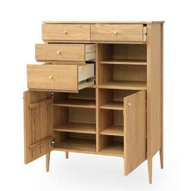 ミドルキャビネット キャビネット 北欧 おしゃれ リビングボード 真鍮 天然木 くるみ 収納棚 木製 無垢 サイドボード 完成品 北欧 モダン 和モダン 幅92 ノルディック 久和屋