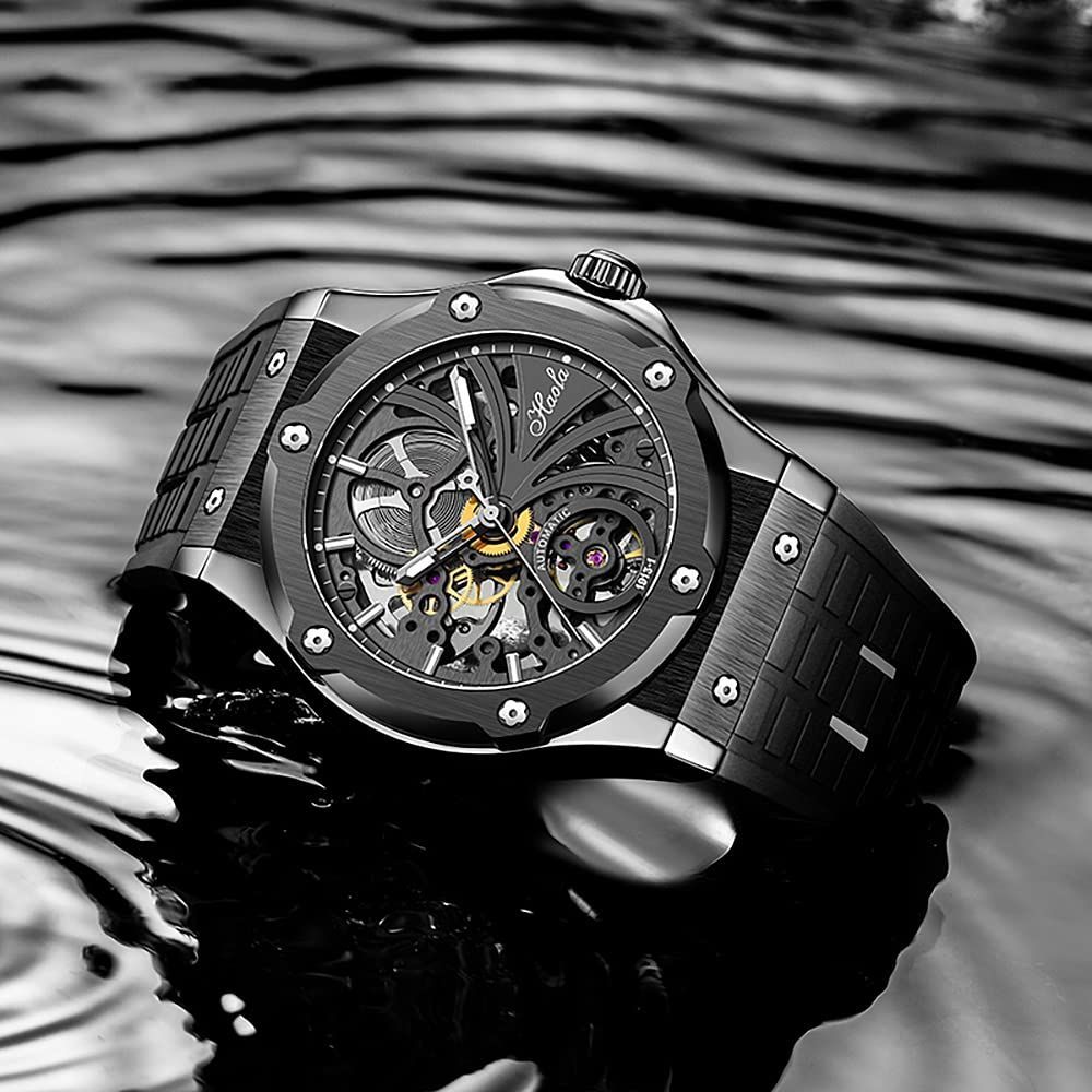 色: ブラック】ＨＡＯＦＡ 腕時計メンズ 機械式 スケルトン 自動巻き時計 中 - メルカリ - www.xlshiba.com