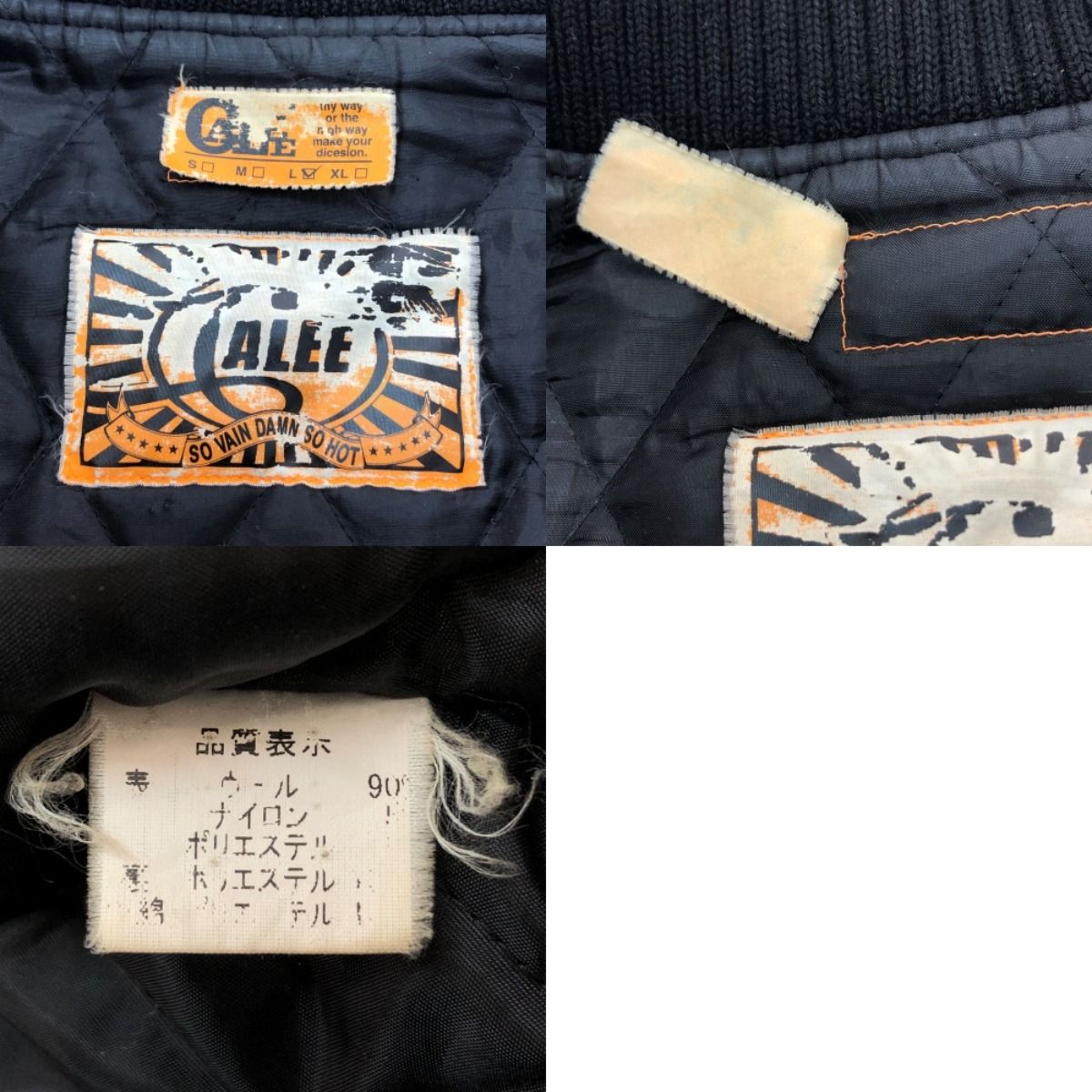 □□CALEE キャリー スタジャン ジャケット Lサイズ ブラック - メルカリ