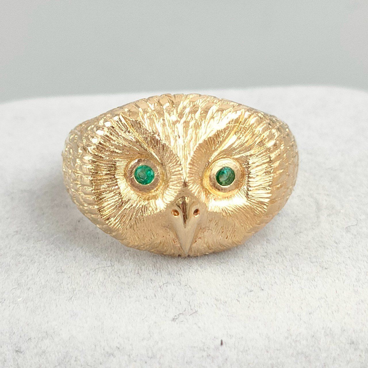 18金 フクロウ デザインリング