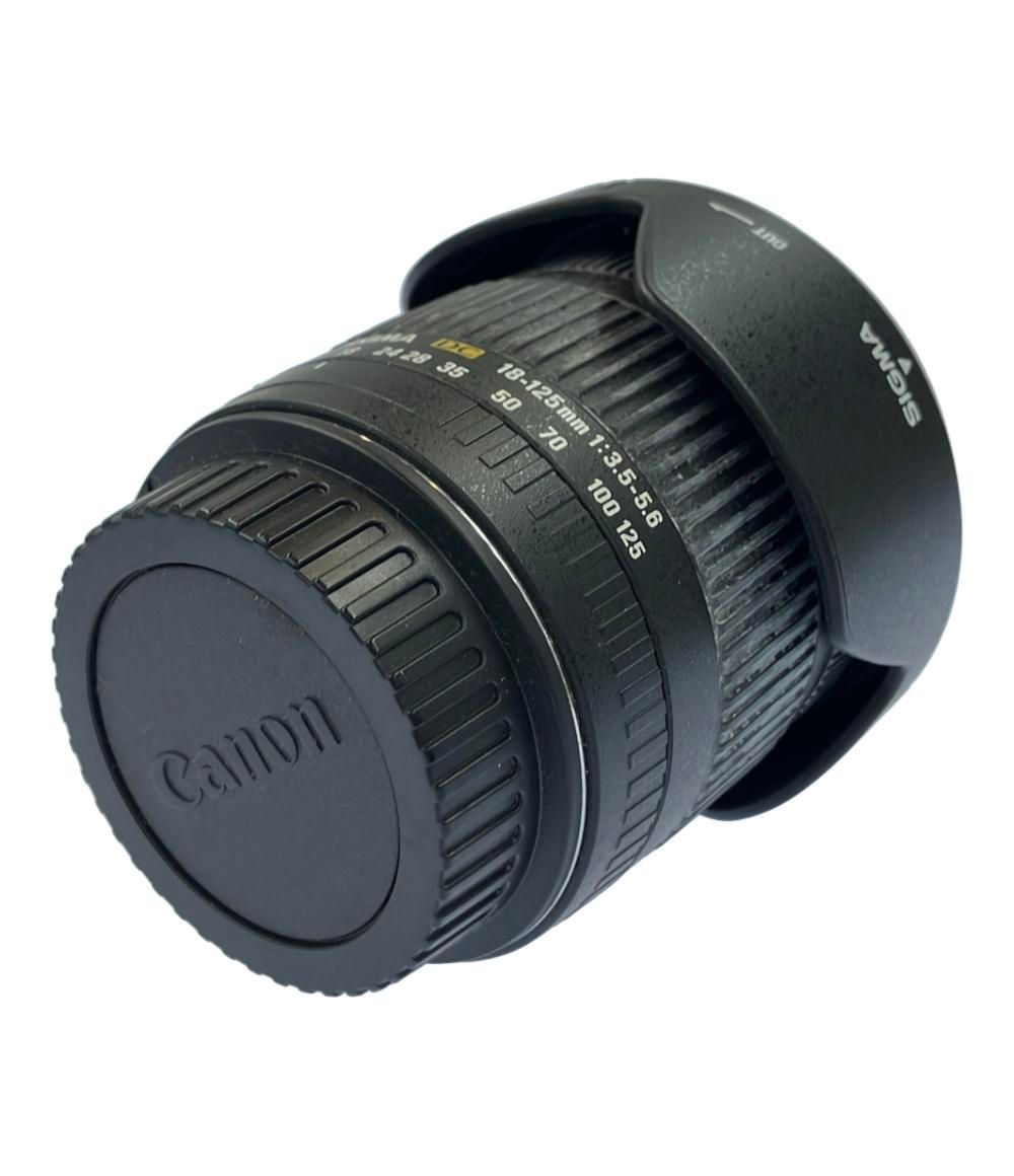【C品】SIGAM キヤノン CANON 18-125mm F3.5-5.6 DC OS HSM［00061201］ 美品 SIGMA 18-125mm F3.5-5.6 DC Canon EF