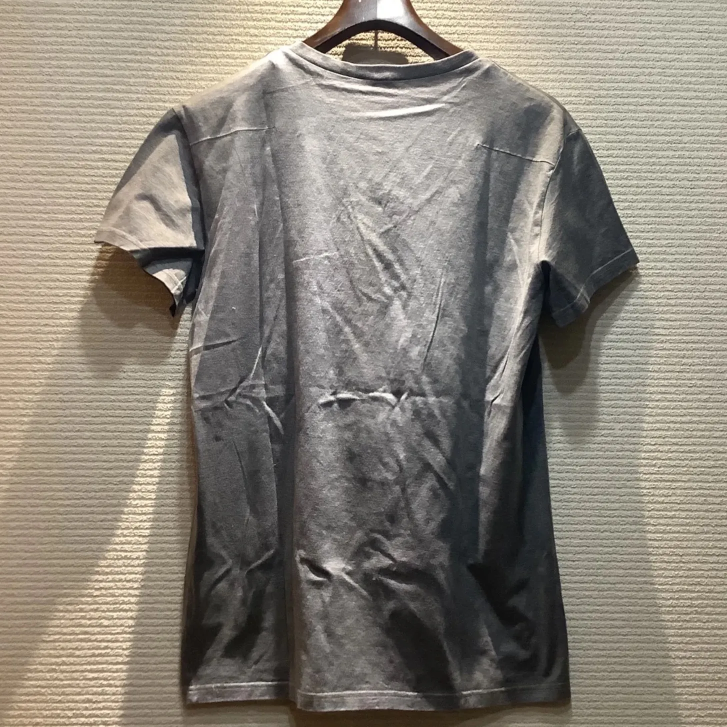 ディオールオム Dior Homme BEE刺繍 Vネック Tシャツ 半袖 【M】グレー