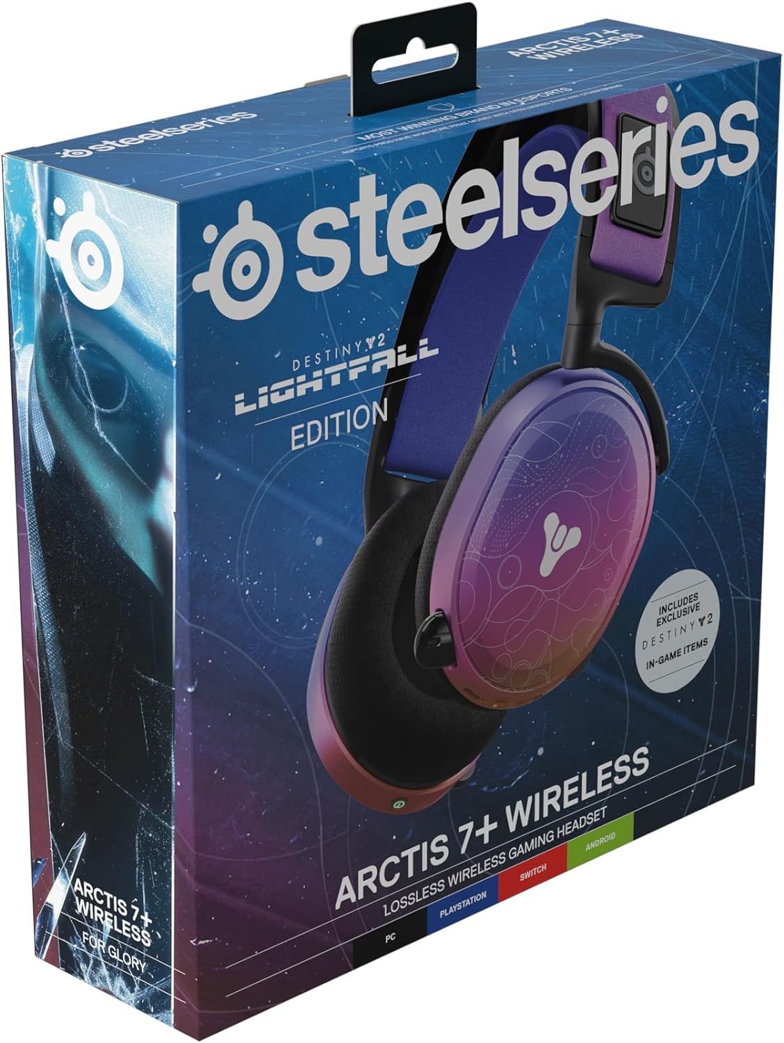 SteelSeries ゲーミングヘッドセット ワイヤレス 無線 Arctis 7+