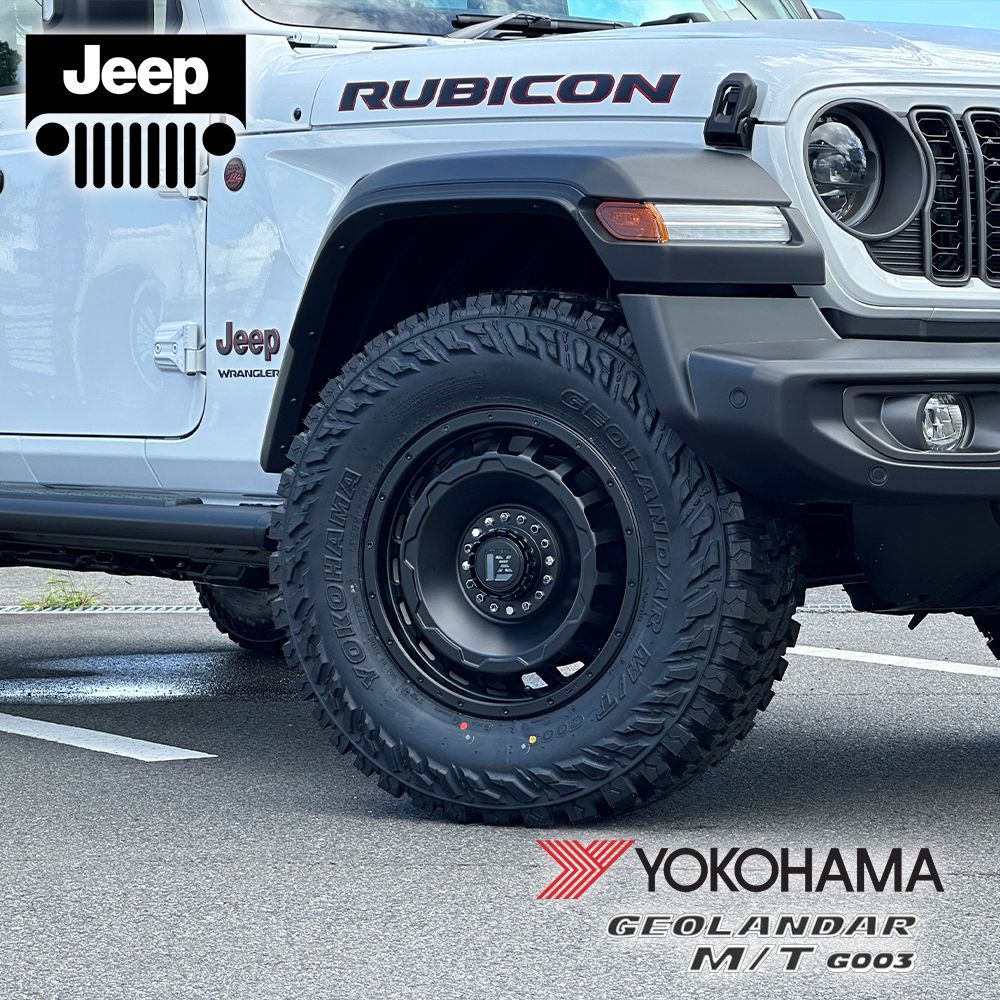 Wrangler JEEP ラングラー JL JK 17インチ LEXXEL SwaGGer YOKOHAMA ヨコハマ ジオランダー MT G003  265/70R17 285/70R17 33x12.50R17 35x12.50R17