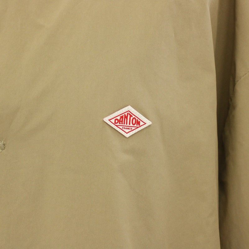 【美品】DANTON／インサレーションジャケット／36／黒 ダントン DANTON インサレーションカラーレスショートジャケット