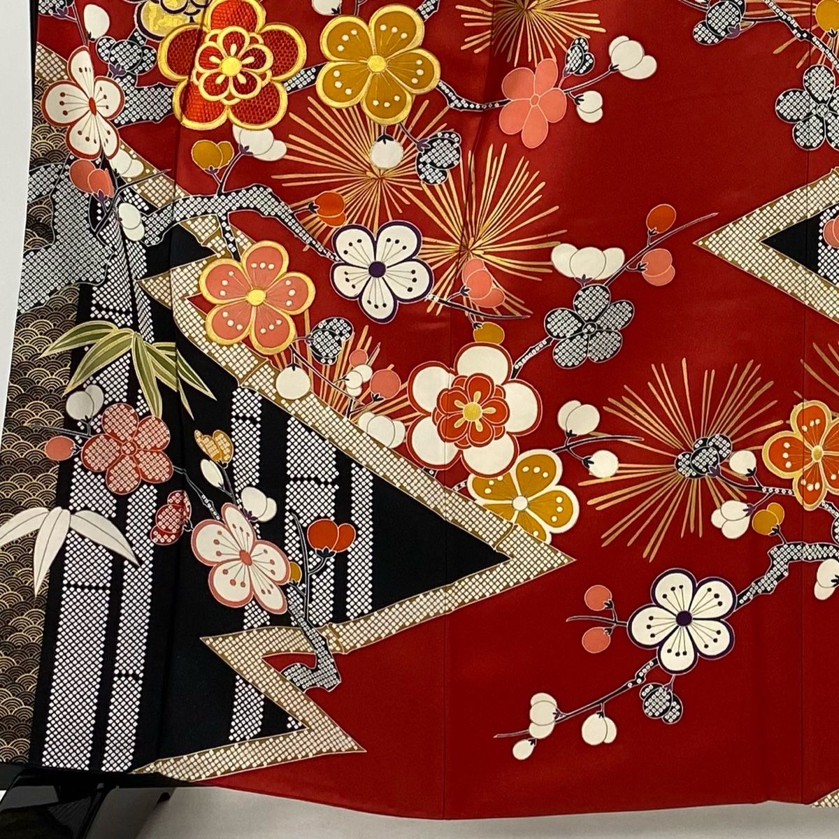 振袖No.17【身長155㎝〜165㎝の方向け】振袖単品　正絹　アンティーク絞り 振袖No.17【身長155㎝〜165㎝の方向け】振袖単品 正絹