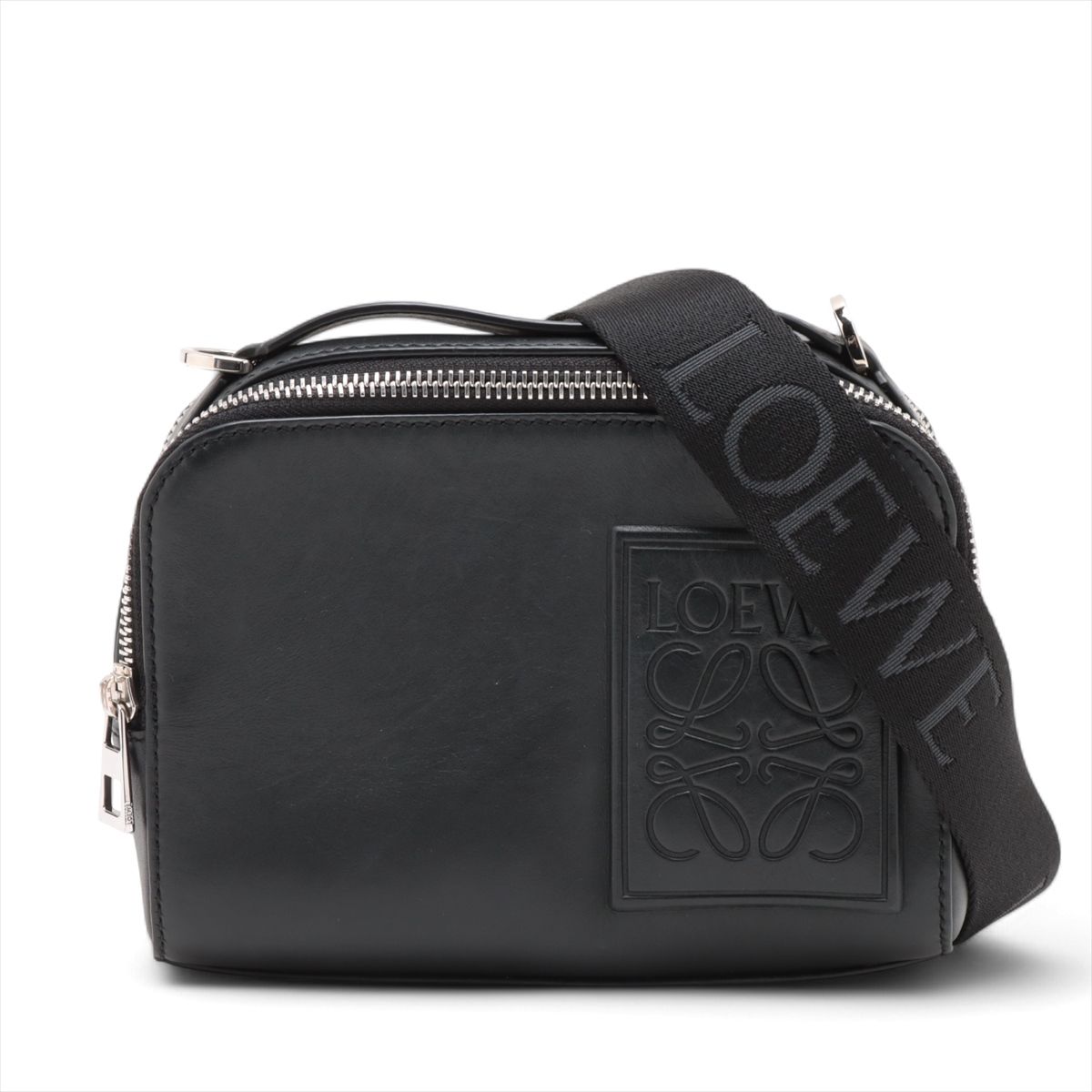 極美品 現行品 ロエベ アナグラム クロスボディ カメラ バッグ ミニ