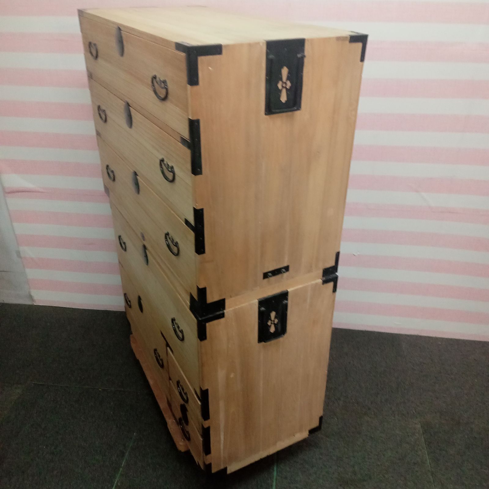 ◯ 箪笥 桐箪笥 上下セット 昭和レトロ アンティーク - メルカリ
