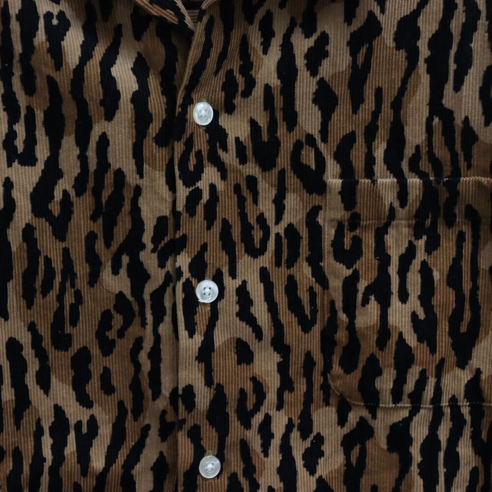 WACKO MARIA (ワコマリア) 21AW LEOPARD CORDUROY OPEN COLLAR