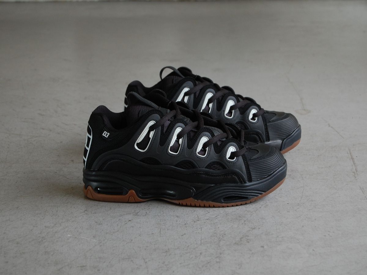 靴 osiris d3 2001 black 280cm archive opium OSIRIS D3 2001 Black/Gum オサイラス オールブラック 真っ黒 黒